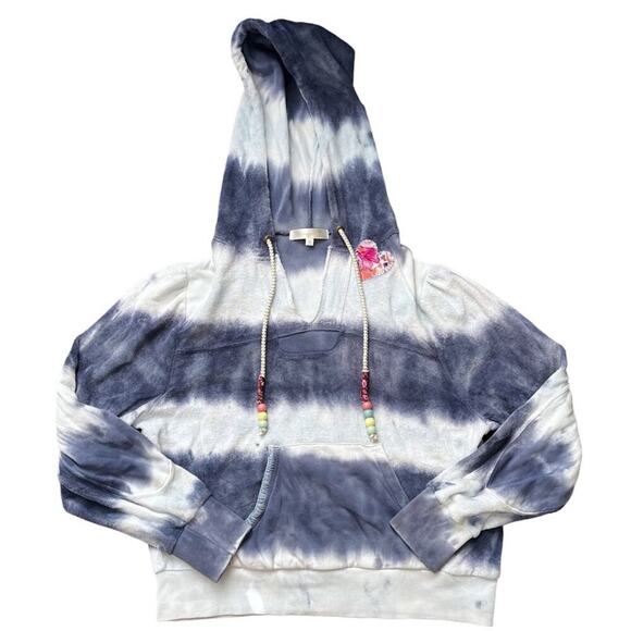 LoveShackFancy Kirby Tie Dye Terrycloth Hoodie - Picture 3 of 9